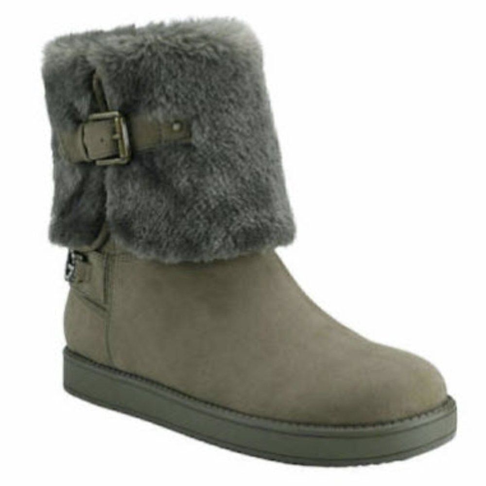 GBG Los Angeles Women's Aleya Faux Fur Winter Boots Sz 6 - Brand New with Tag